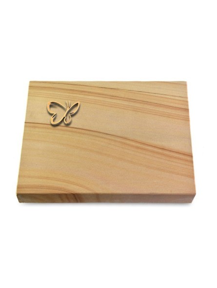 Grabtafel Woodland Pure Papillon (Bronze)
