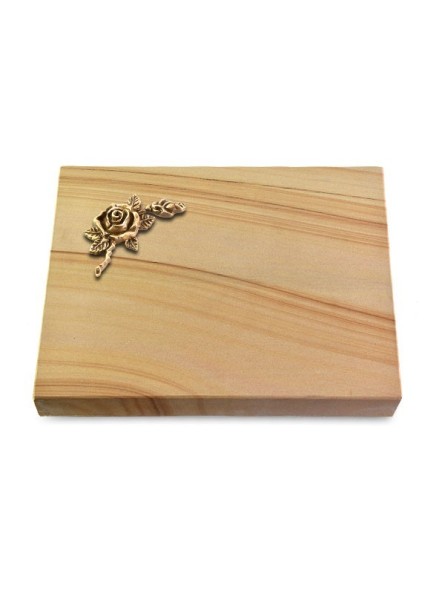 Grabtafel Woodland Pure Rose 1 (Bronze)