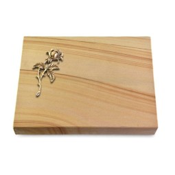 Grabtafel Woodland Pure Rose 2 (Bronze)