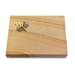 Grabtafel Woodland Pure Rose 3 (Bronze)