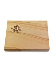 Grabtafel Woodland Pure Rose 4 (Bronze)
