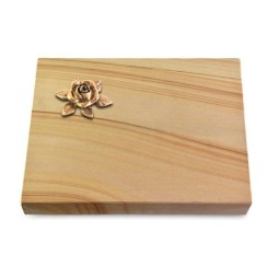 Grabtafel Woodland Pure Rose 4 (Bronze)