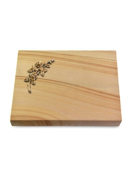 Grabtafel Woodland Pure Rose 5 (Bronze)