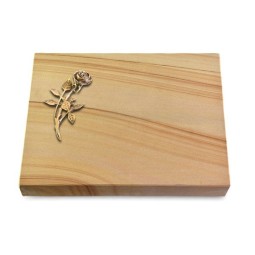 Grabtafel Woodland Pure Rose 6 (Bronze)