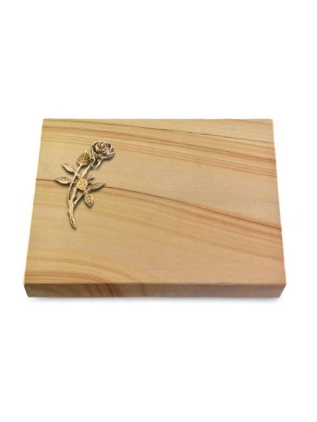 Grabtafel Woodland Pure Rose 6 (Bronze)
