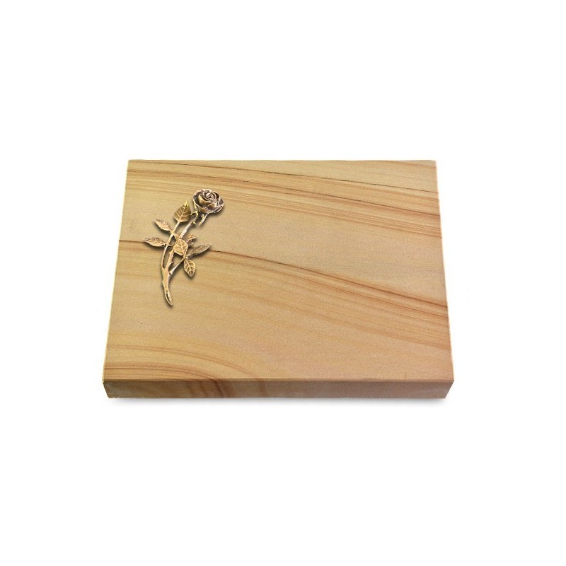 Grabtafel Woodland Pure Rose 6 (Bronze)