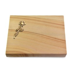 Grabtafel Woodland Pure Rose 7 (Bronze)
