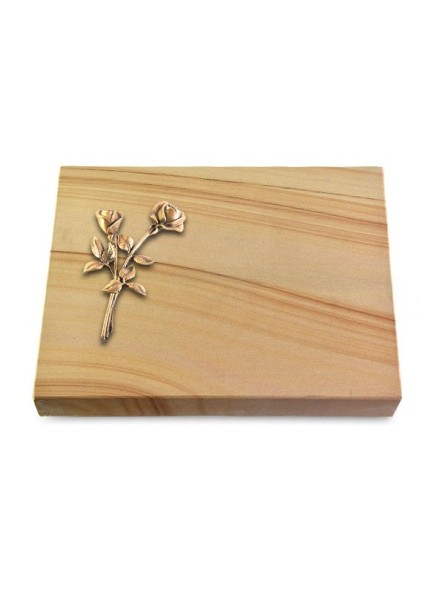 Grabtafel Woodland Pure Rose 10 (Bronze)