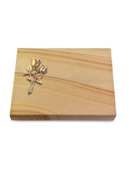 Grabtafel Woodland Pure Rose 11 (Bronze)