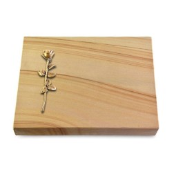 Grabtafel Woodland Pure Rose 12 (Bronze)
