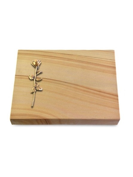 Grabtafel Woodland Pure Rose 12 (Bronze)