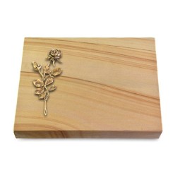 Grabtafel Woodland Pure Rose 13 (Bronze)