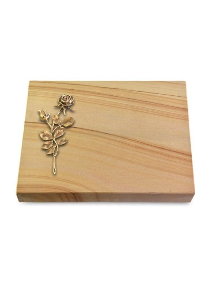 Grabtafel Woodland Pure Rose 13 (Bronze)
