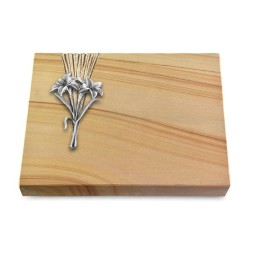 Grabtafel Woodland Delta Lilie (Alu)