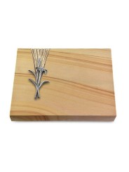 Grabtafel Woodland Delta Lilienzweig (Alu)
