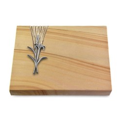 Grabtafel Woodland Delta Lilienzweig (Alu)