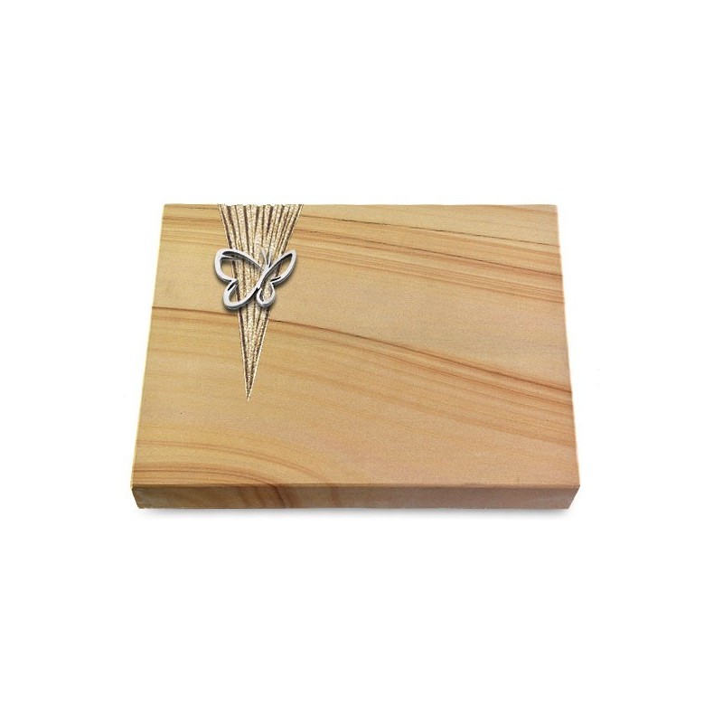 Grabtafel Woodland Delta Papillon (Alu)