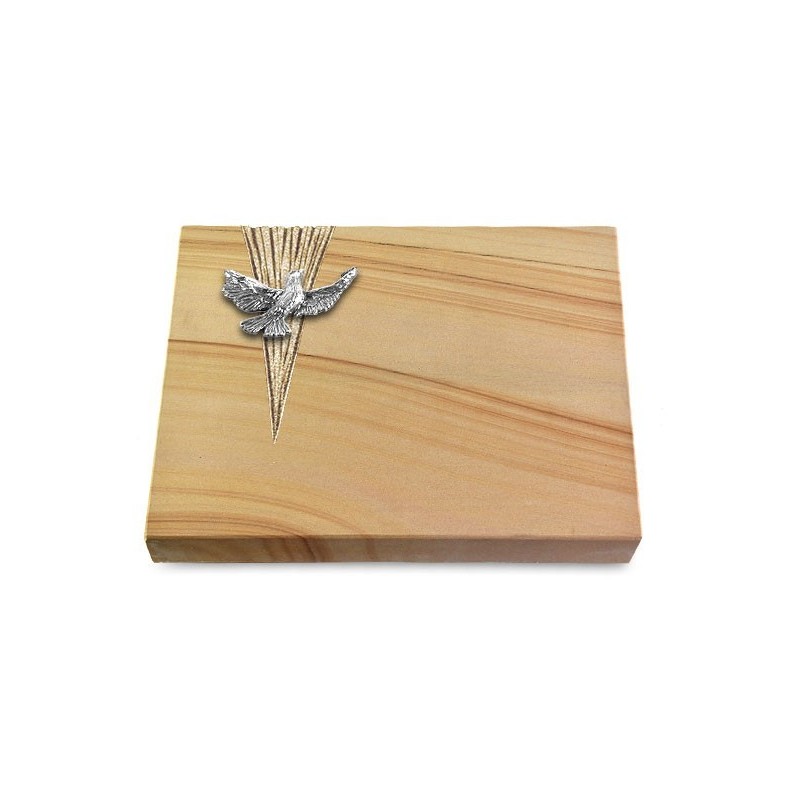 Grabtafel Woodland Delta Taube (Alu)