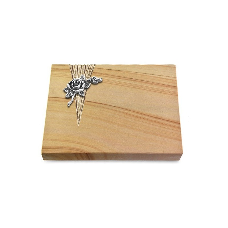 Grabtafel Woodland Delta Rose 1 (Alu)