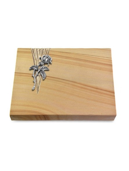 Grabtafel Woodland Delta Rose 2 (Alu)