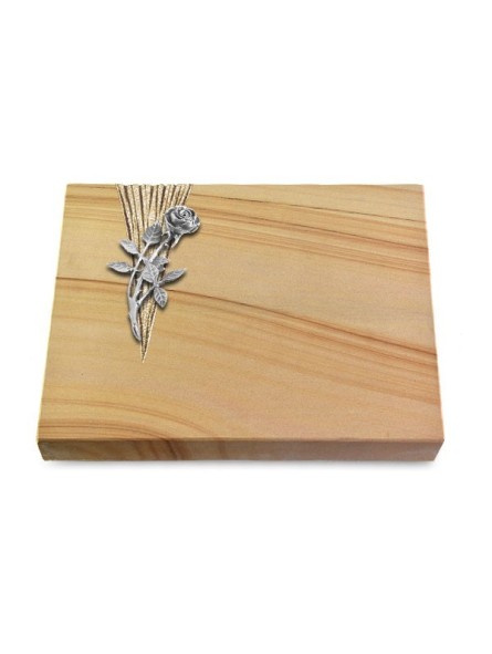 Grabtafel Woodland Delta Rose 6 (Alu)