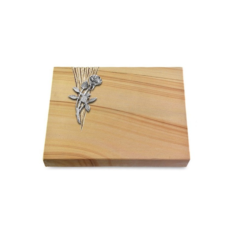 Grabtafel Woodland Delta Rose 6 (Alu)