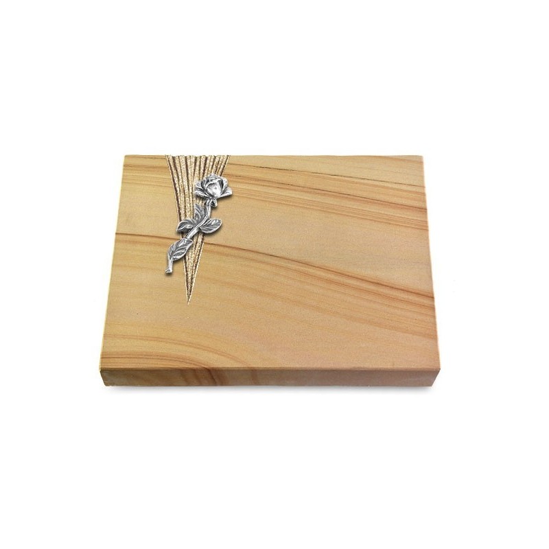 Grabtafel Woodland Delta Rose 7 (Alu)