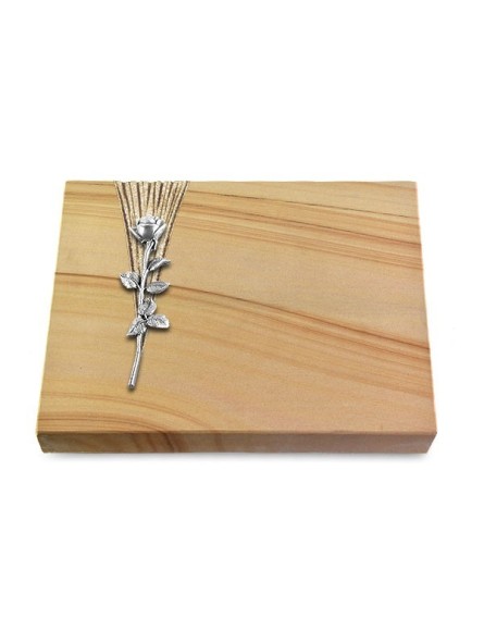 Grabtafel Woodland Delta Rose 12 (Alu)