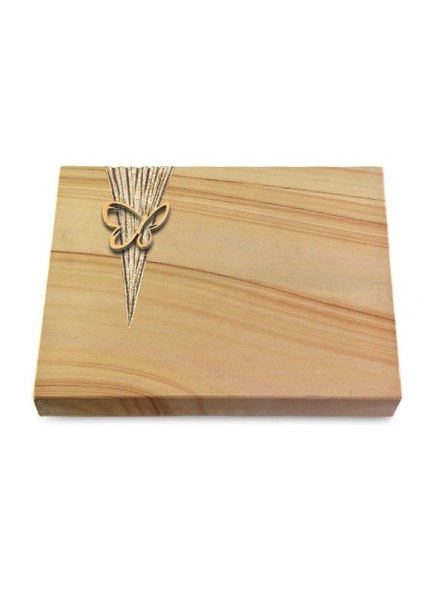 Grabtafel Woodland Delta Papillon (Bronze)