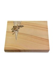 Grabtafel Woodland Delta Rose 1 (Bronze)