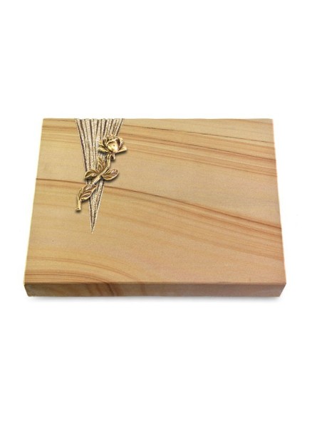 Grabtafel Woodland Delta Rose 7 (Bronze)