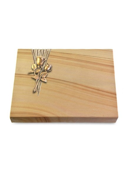 Grabtafel Woodland Delta Rose 11 (Bronze)