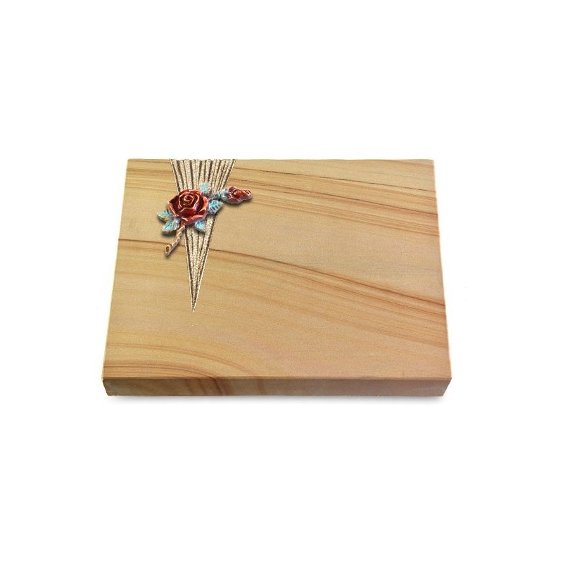 Grabtafel Woodland Delta Rose 1 (Color)