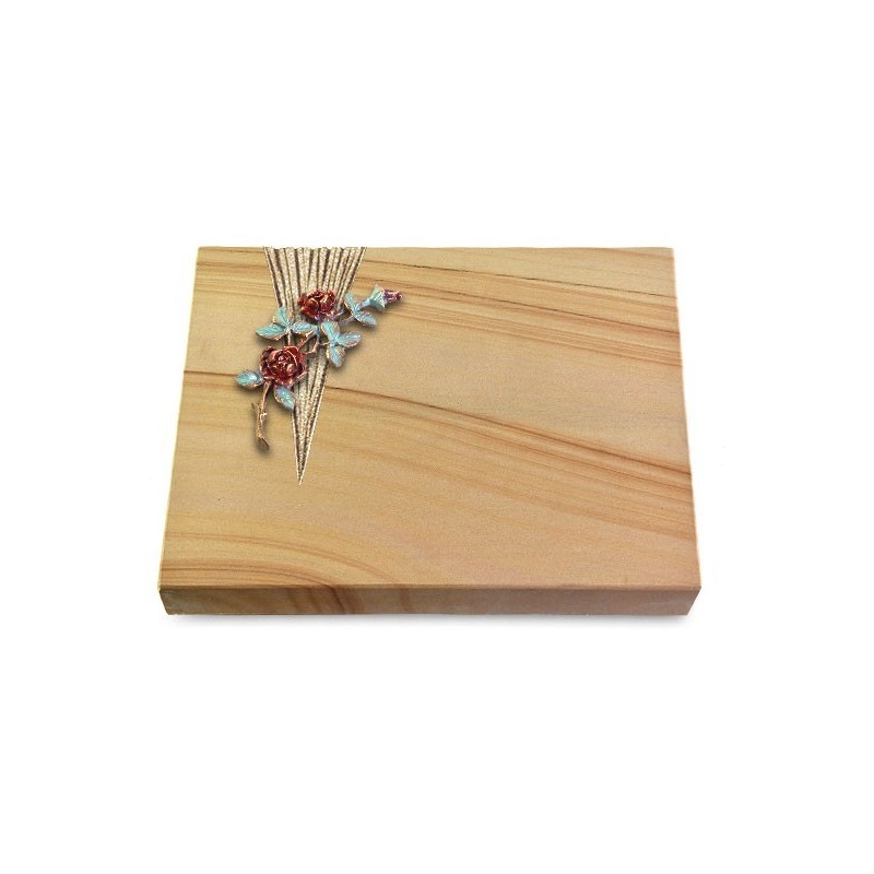 Grabtafel Woodland Delta Rose 3 (Color)