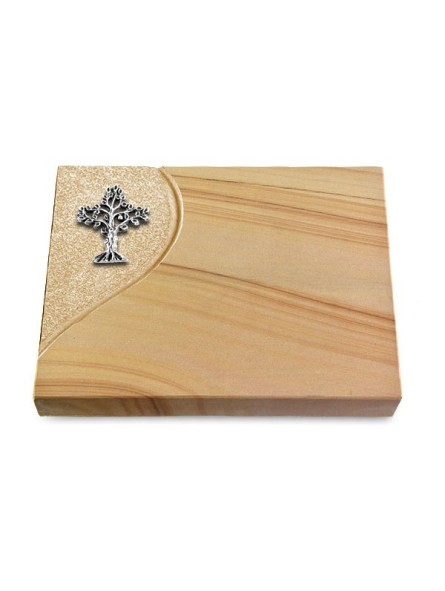 Grabtafel Woodland Folio Baum 2 (Alu)