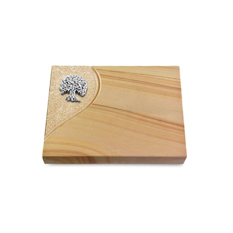 Grabtafel Woodland Folio Baum 3 (Alu)