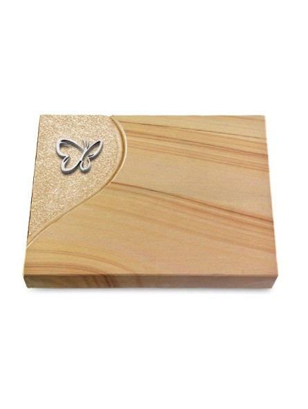 Grabtafel Woodland Folio Papillon (Alu)