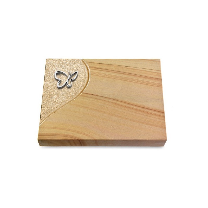 Grabtafel Woodland Folio Papillon (Alu)