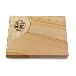 Grabtafel Woodland Folio Baum 3 (Bronze)