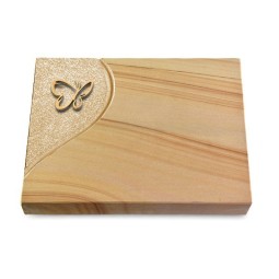 Grabtafel Woodland Folio Papillon (Bronze)
