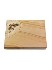 Grabtafel Woodland Folio Rose 1 (Bronze)