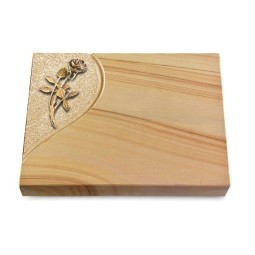 Grabtafel Woodland Folio Rose 6 (Bronze)