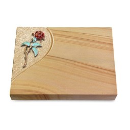 Grabtafel Woodland Folio Rose 2 (Color)