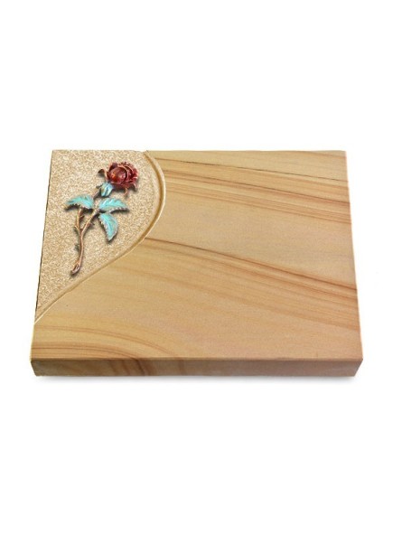 Grabtafel Woodland Folio Rose 2 (Color)