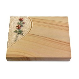 Grabtafel Woodland Folio Rose 6 (Color)