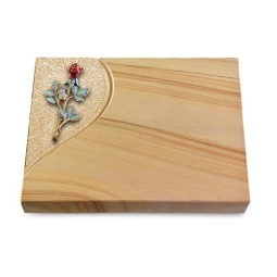 Grabtafel Woodland Folio Rose 7 (Color)