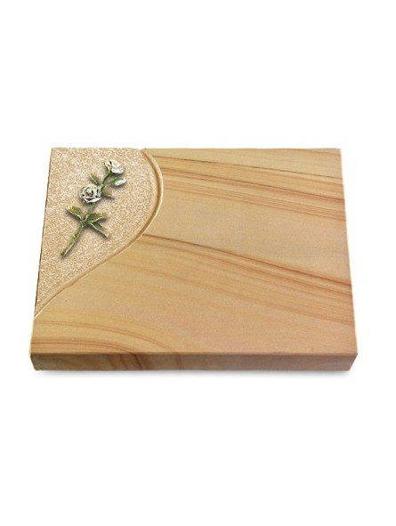 Grabtafel Woodland Folio Rose 8 (Color)