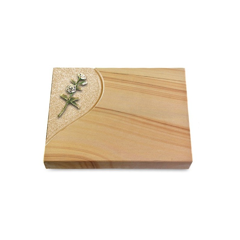 Grabtafel Woodland Folio Rose 8 (Color)