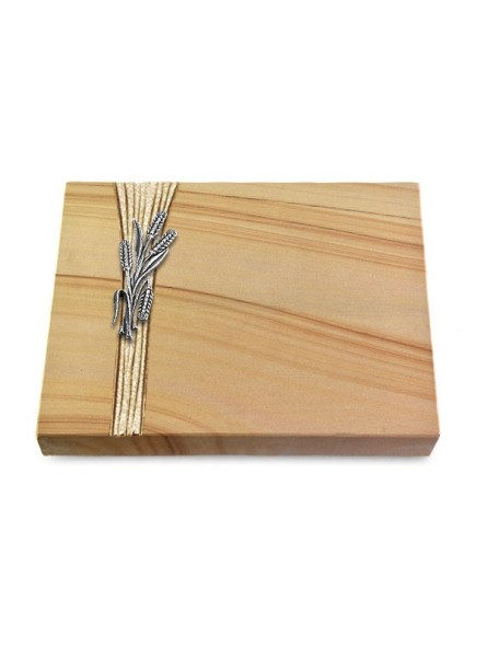 Grabtafel Woodland Strikt Ähren 1 (Alu)