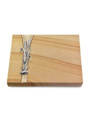Grabtafel Woodland Strikt Ähren 2 (Alu)